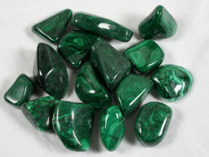 Tumbled Green Malachite