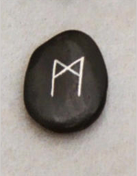 Futhark Rune - Mannaz