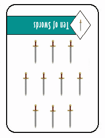 10 Of Swords Reversed