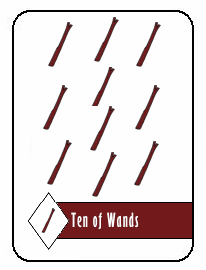 10 Of Wands