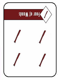 4 Of Wands Reversed