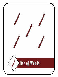 5 Of Wands